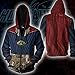 PONGONE Super Hero DS Cosplay Hoodie Halloween Sweatshirt Costume Pullover/Zipper Hoodie XL