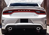 California Dream Works With: 2015 2016 2017 2018 Dodge Charger Factory Hellcat Spoiler Painted (Ivory Pearl JWD/PWD)