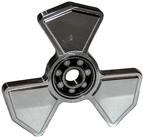 Tri Blade Hand Spinner FIDGET TOY CNC Machined from Billet Aluminum MADE IN AMERICA Hybrid Ceramic Bearing - Increase Focus ADHD