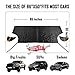 Car Windshield Snow Cover with Mirror Snow Covers, 4 Layers Material Protection Large Size 86