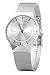 JULIUS Men’s White Dial Mesh Stainless Ultra Thin Stylish Quartz Watch Fashion Elegant Wristwatch