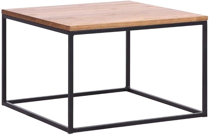 Damiware Couchtische Beverly Beistelltisch Massiv Holz Industriedesign Fur Wohnzimmer Schwarz 60 X 60 Cm Amazon De Kuche Haushalt