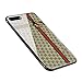 Anyos Compatible iPhone 7 Plus/iPhone 8 Plus Tempered Glass Painted Case, Ultra Thin Soft TPU + Silicone Bumper Anti-Scratch Shockproof Full Body Protective Hard Back Cover, Light Bee Lattice