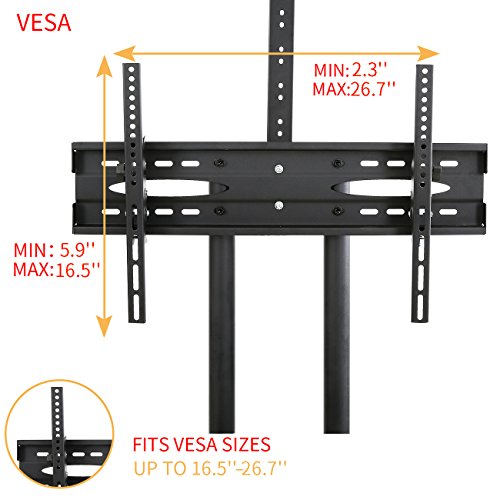 image for no!no! Mobile TV Stand or Universal Mobile TV Cart with MountHeight Ad