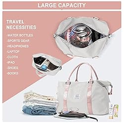 HYC00 Travel Duffel Bag with Toiletry Bag, Sports
