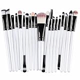 BESSKY 20PCs Makeup Brush Set tools Make-up Toiletry Kit Wool Make Up Brush Set