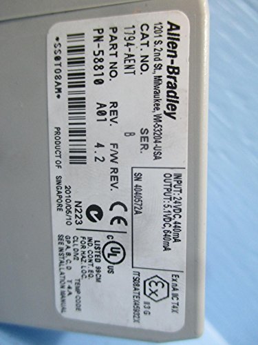Allen Bradley 1794-Aent Series B Ethernet Adapter 1794-Aent Series B (Certified Refurbished)