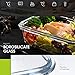 [16 Pieces] Glass Meal Prep Containers Glass-Food Storage Containers with Lids-Meal Prep Food Prep Containers-Glass Storage Containers with Lids-Glass Lunch Containers