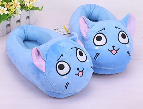 Fairy Tail Happy A Soft Stuffed Animal Plush Comfortable Slippers Indoor