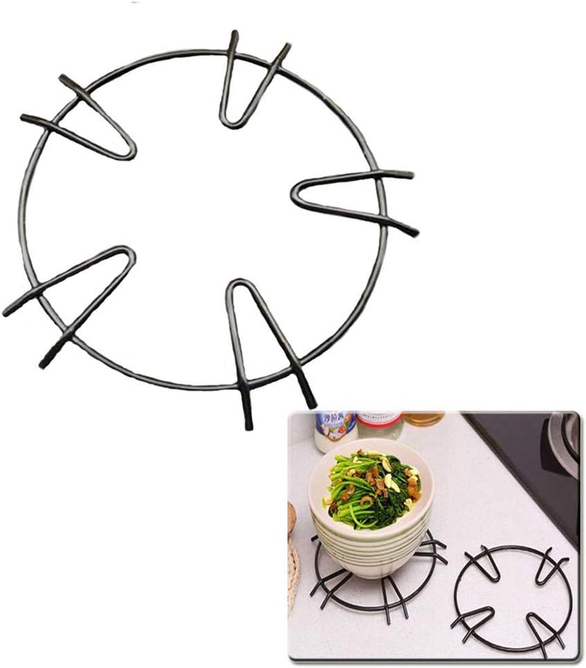 Hanwuo redondo 2 unidades 14,5 cm 5 pies Estante universal para estufa