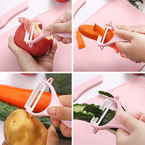 Multifunctional 3Piece Kitchen Utensils, Ceramic Knives, Peelers