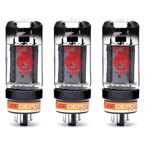 Three Pack of Electro-Harmonix 6L6 EH Power Vacuum Tube