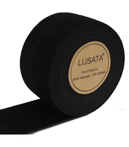 Élastique Plat Double Face 1.5cm - 2 Yards (environ 1.83m) - Marine - Neuf