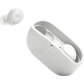 JBL Vibe Buds - True Wireless Earbuds - White | JBL Deep Bass Sound, Comfortable fit, Up to 32h (8h buds + 24h case) with speed charging