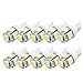 Lookatool® 10pcs T10 Wedge 5-SMD 5050 Xenon LED Light bulbs 192 168 194 W5W 2825 158 White