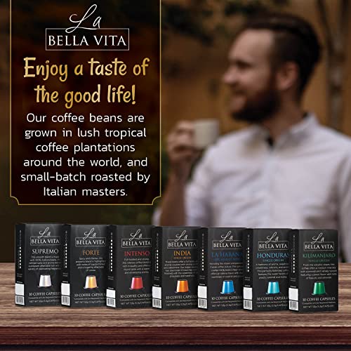 Kilimanjaro Africa Single Origin Dark Roast Coffee Capsules Nespresso