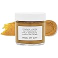 Model Off Duty Beauty Superfood Skin Glow Mask | Exfoliating Brightening Face Mask | Antioxidant Replenishing Facial Mask with Pumpkin, Neem, AHA, Fruit Extracts, Vitamin C, E | 2.0 oz