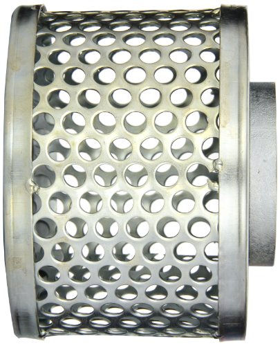 PT Coupling Carbon Steel Round Hole Pump Suction Strainer, 2-1/2"