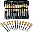Amazon.com: 12pcs Wood Carving Hand Chisel Tool Carving Tools ...