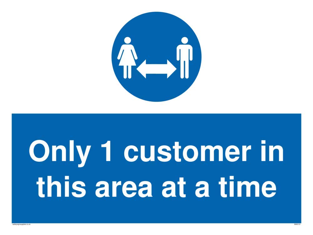 Only 1 customer in this area at a time