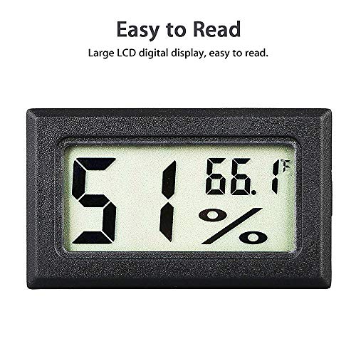 Rojuna Mini Thermometer Hygrometer, Small Digital Electronic