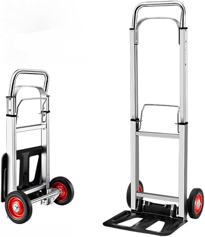 Vivo Technologies Folding Hand Truck Aluminium 90 kg Heavy Duty