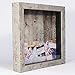 Lawrence Frames Birch 10x10 Weathered Shadow Box Ticket Holder
