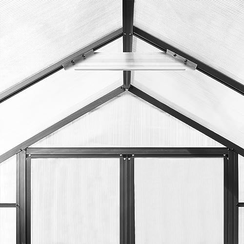 VEIKOU 8 x 16 FT Greenhouse for Outdoor, Polycarbonate Greenhouse with ...