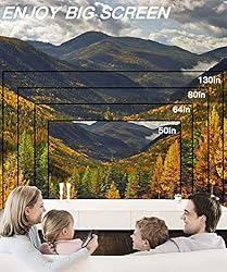 Luby Portable Movie Projector with Free Projector