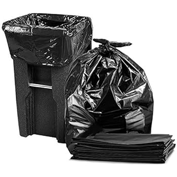 64-65 Gallon Trash Bags for Toter, Large Garbage Bags, 50/Count, 50