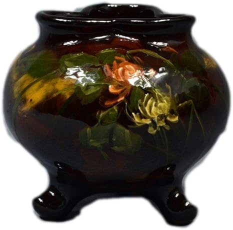 Download Amazon Com Weller Pottery 1898 1910 Aurelian 3 Footed Clover Flowers Vase 589 6 L Knaus Home Kitchen