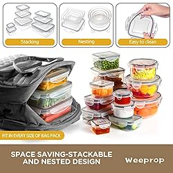 32 PCS Food Storage Containers with Airtight