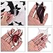 TMCCE 138 Piece Halloween Party Decorations Black Bats Spiders Web Glass Window Clings Decals Stickers for Halloween Party Supplies Favor