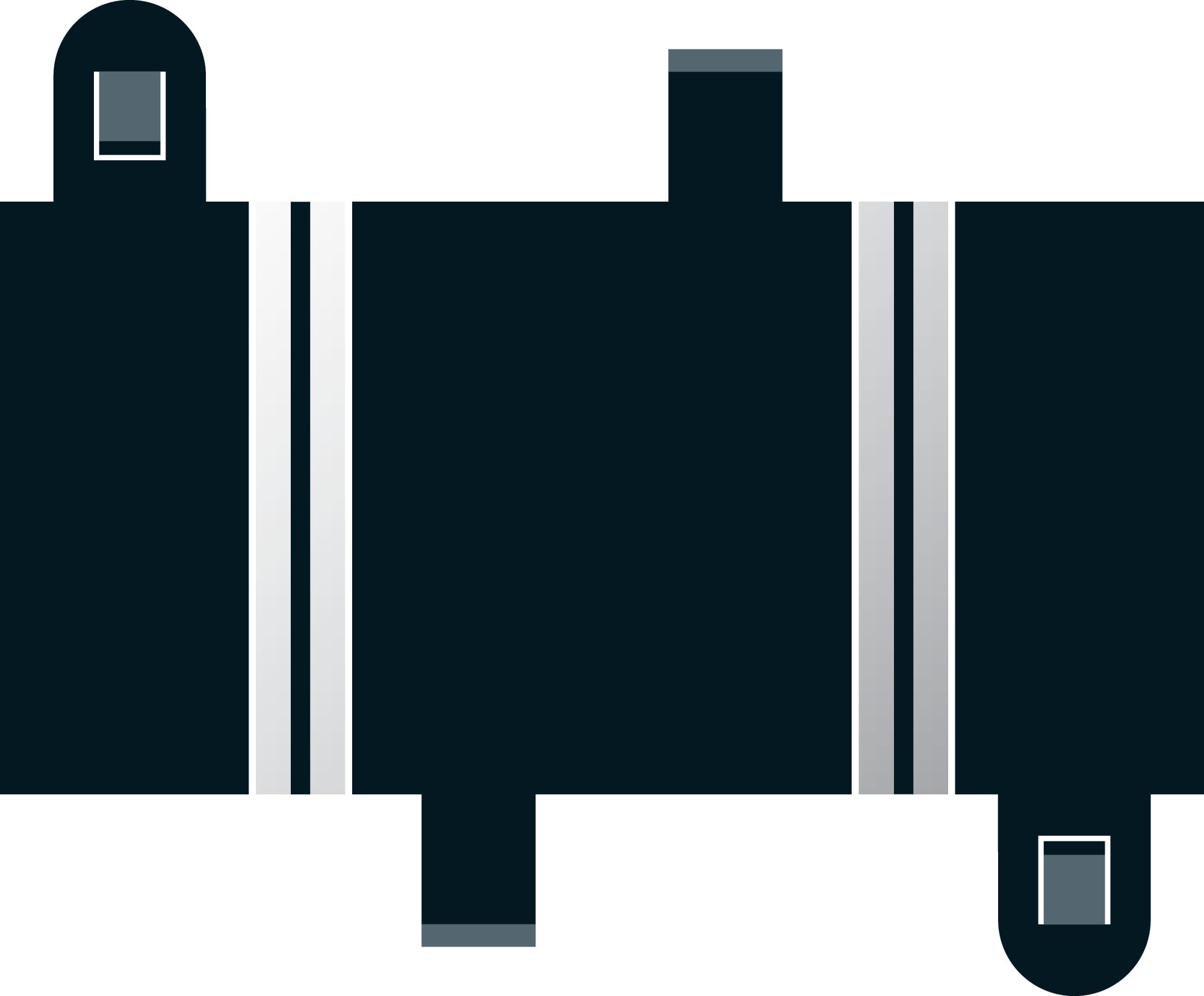 Scalextric C8236 1:32 Scale Short Straight 78mm (2)(C157) Sport Building and Sport Track Accessory