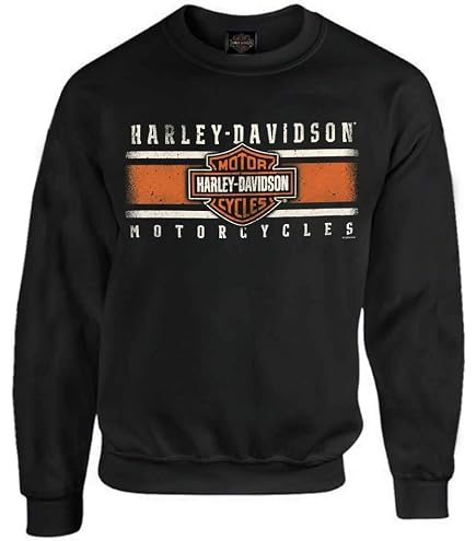 Harley-Davidson Men's Bar & Shield Long Sleeve T-Shirt, Black
