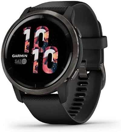 Garmin Venu 2 GPS 43mm Smartwatch AMOLED Touchscreen Black
