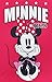 Disney Adult Junior Fashion Football Tee Minnie Mouse 28 Pink (X-Large)