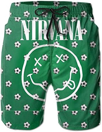 Nirvana_Grunge_Band_ man Watersports Solid Beach Shorts Pants