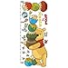 RoomMates Pooh & Friends Peel and Stick Metric Growth Chart Wall Decals,Multicolor
