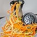 Life Dynamics Spiral Slicer, Zucchini Pasta Maker, Vegetable Slicer, Spiralizer, HandHeld Black