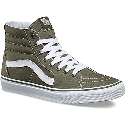 Vans VA38GEMHN Unisex SK8-HI Canvas Skate Shoes, Grape Leaf, 9.5 B(M) US Women / 8 D(M) US Men