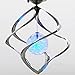 Lightahead Spiral Spinner Solar Wind Chime with Glowing Magic Ball – Portable Outdoor Decorative Romantic Solar Powered Windchime Light