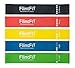 FlintFit Premium Quality Loop Exercise Bands, Set of 5