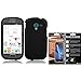 For SamsungGalaxy Exhibit T599 Hard Cover Case Black + LCD Screen Protector