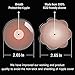 4 Pairs Women's Pasties, Nipple Covers Womens Reusable Adhesive Silicone Covers Round Invisible Breast Petal