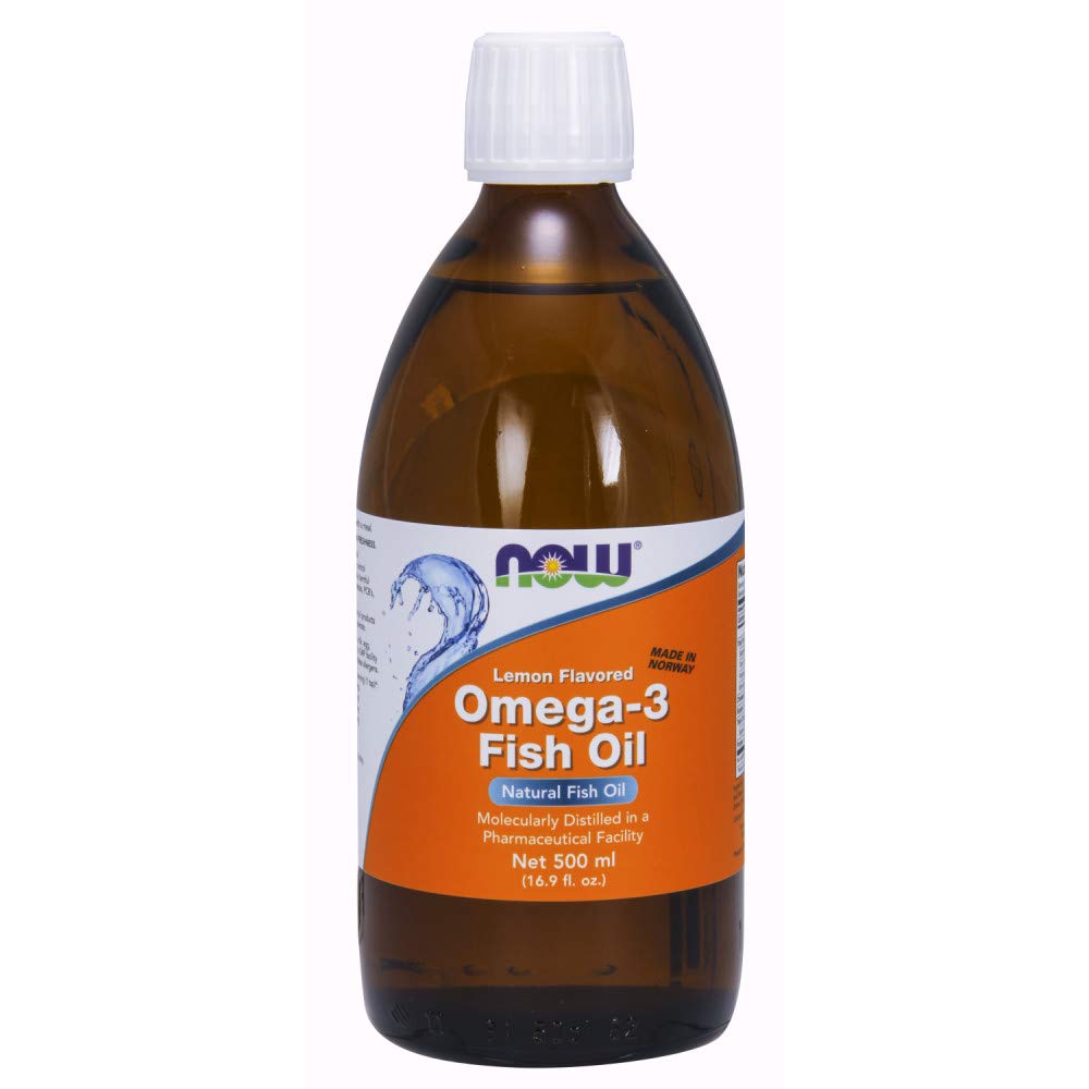 Omega-3 Fish Oil, Lemon Flavoured, 16.9 fl oz (500 ml)