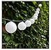 AceList 20 LED Lantern String Lights - Durable, Waterproof, and Battery-Powered Outdoor Decorative Lighting for Parties, Holidays, and DIY Projects. Perfect for Patios, Gardens, Weddings and Camping