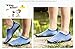 AVADAR Men Women Water Shoes Barefoot Quick Dry Aqua Shoes for Swim Walking Yoga Lake Beach Garden Park Driving Boating,8.5US Women/7US Mens,White/Blue