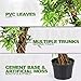 Goplus Fake Tree Artificial Sargent Gloryvine Plants in Nursery Pot Decorative Trees for Home, Office, Lobby (5ft Sargent gloryvine)