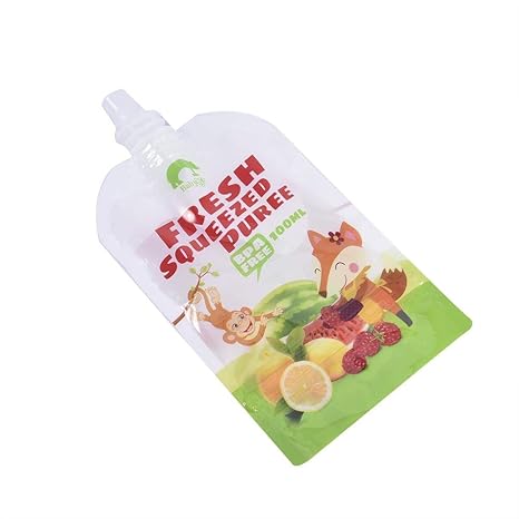 Boites De Conservation 8pcs Gourdes Reutilisables Pour Compotes Et Purees Bebe Sac De Puree Maison Pochette Portable A Fruits Et Legumes Sans Bpa 0ml Boites De Conservation Bebe Puericulture